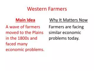 Western Farmers