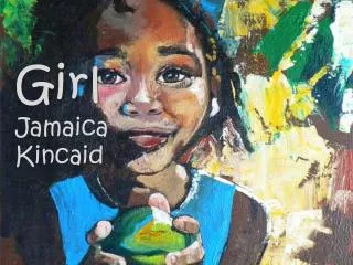 Girl Jamaica Kincaid