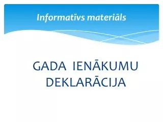 informat vs materi ls