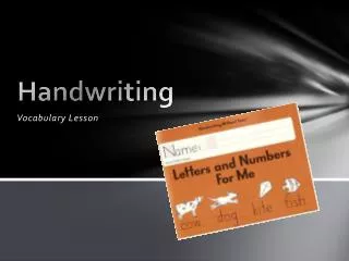 handwriting