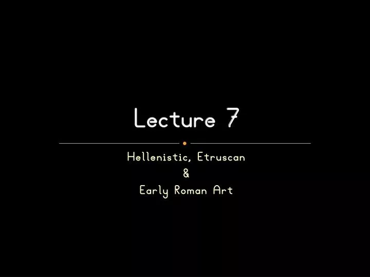 lecture 7