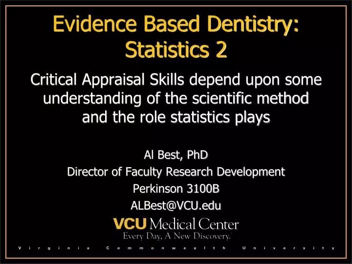 evidence based dentistry statistics 2