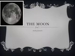 the moon