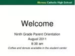 Welcome - slide 1