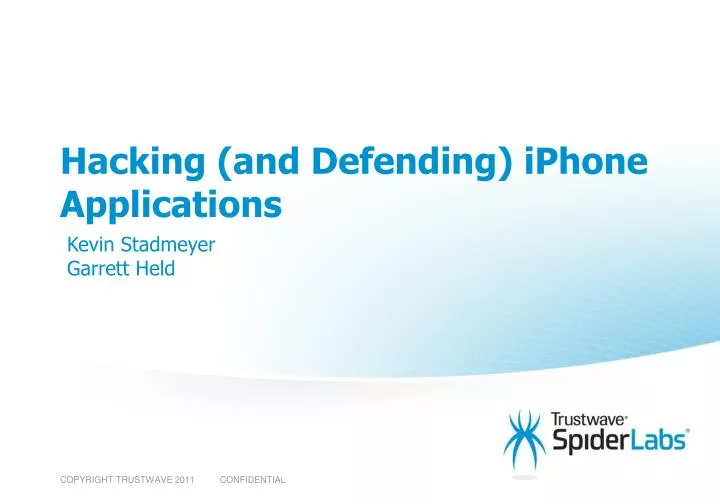 hacking and defending iphone applications