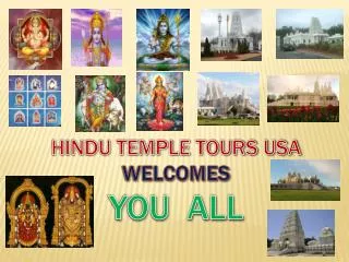 HINDU TEMPLE TOURS USA WELCOMES YOU ALL