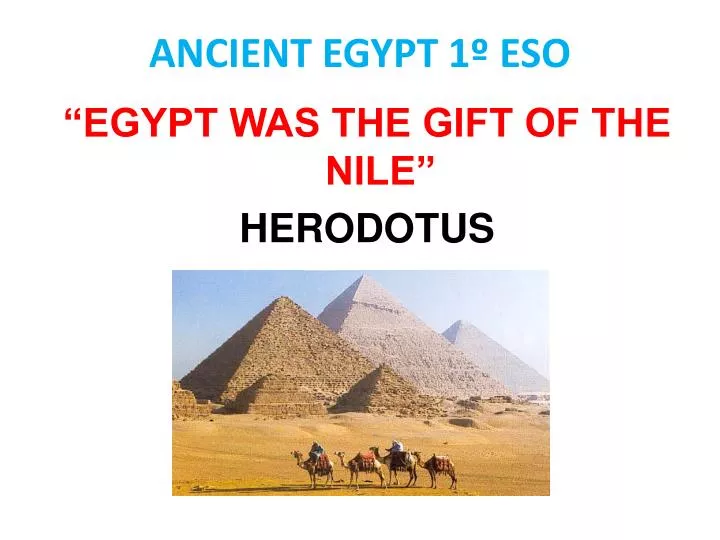 ancient egypt 1 eso
