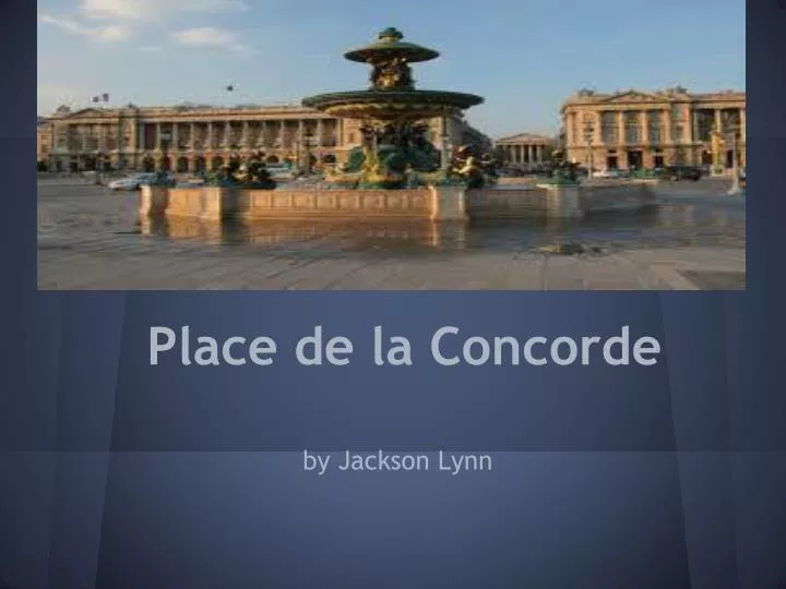 place de la concorde