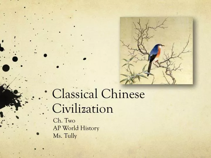 classical chinese civilization