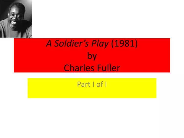 a soldier s play 1981 by charles fuller