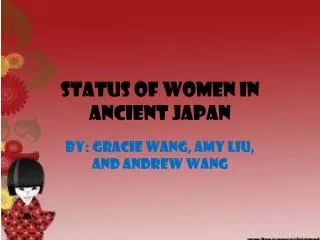 Status of Women in Ancient Japan