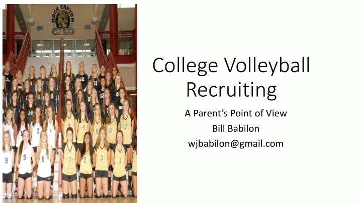 college volleyball recruiting