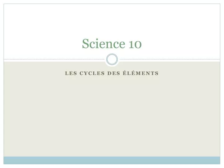 science 10