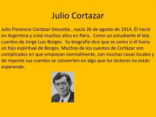 julio cortazar