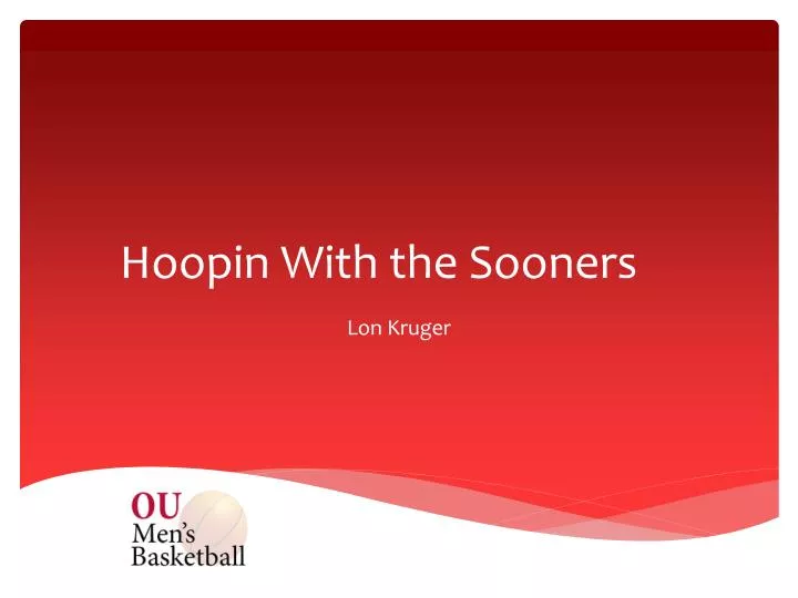 hoopin with the sooners