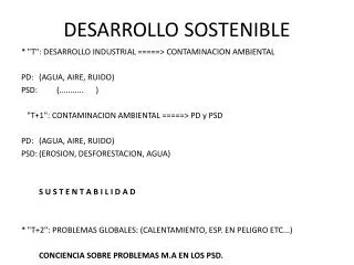 desarrollo sostenible