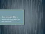 Orientation Class - slide 1