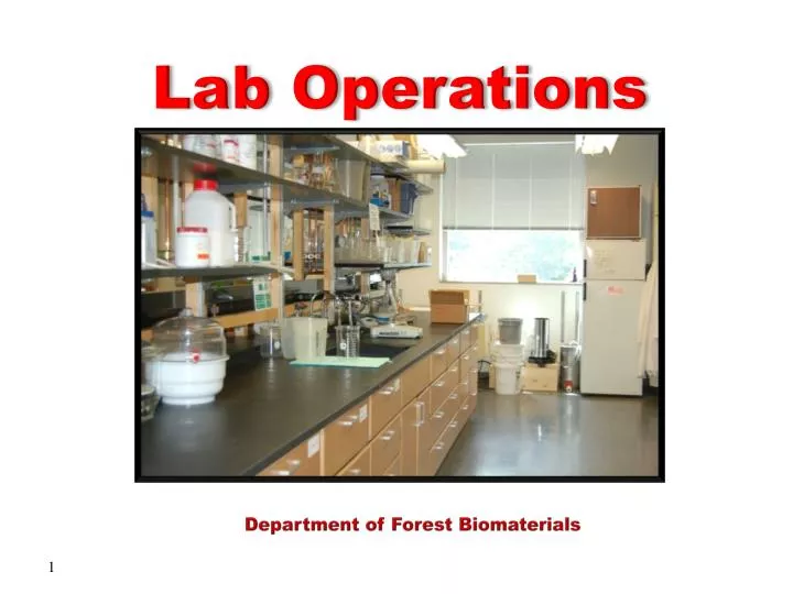 department of forest biomaterials