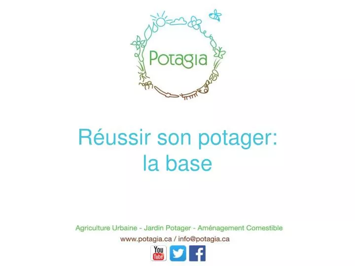 r ussir son potager la base