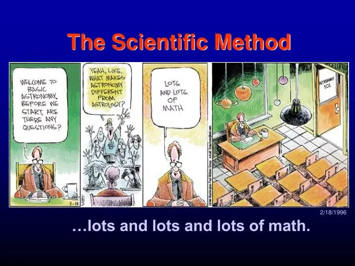 the scientific method