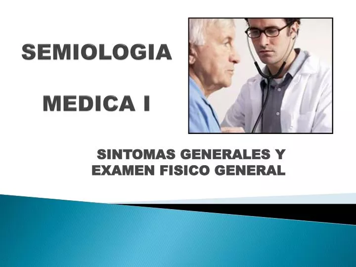 semiologia medica i