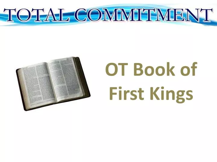 ot book of first kings