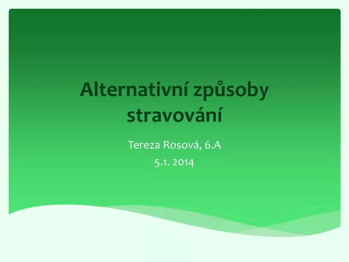 alternativn zp soby stravov n