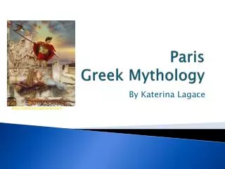 Paris Greek Mythology