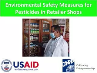 Environmental Safety Measures for Pesticides in Retailer Shops