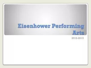 Eisenhower Performing Arts