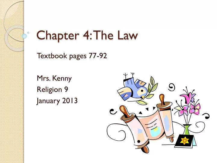 chapter 4 the law