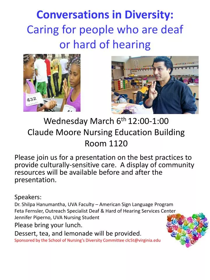 conversations in diversity caring for people who are deaf or hard of hearing