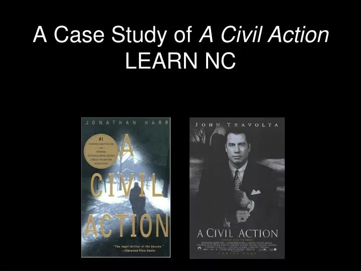 a case study of a civil action learn nc