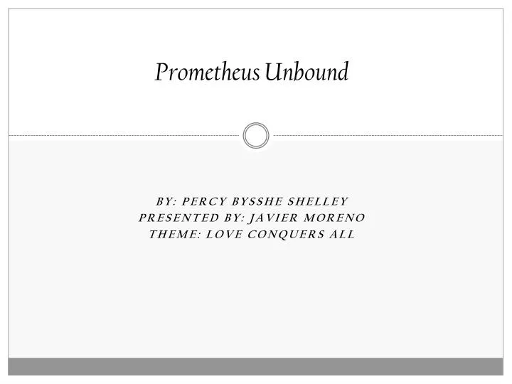 prometheus unbound