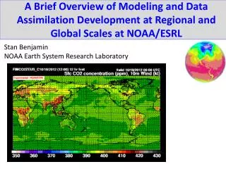 Stan Benjamin NOAA Earth System Research Laboratory