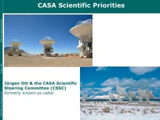 CASA Scientific Priorities