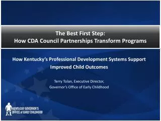 The Best First Step: How CDA Council Partnerships Transform Programs