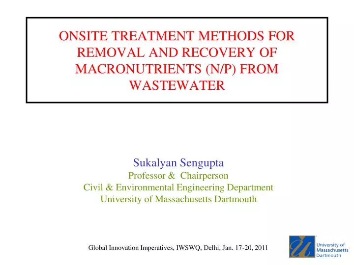onsite treatment methods for removal and recovery of macronutrients n p from wastewater