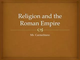 Religion and the Roman Empire