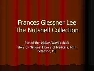 Frances Glessner Lee The Nutshell Collection