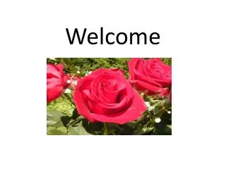 Welcome