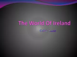 The World Of Ireland