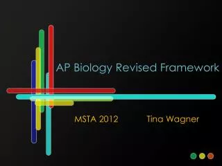 AP Biology Revised Framework