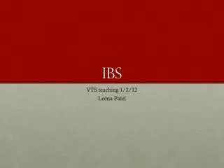 IBS