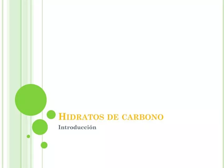 hidratos de carbono