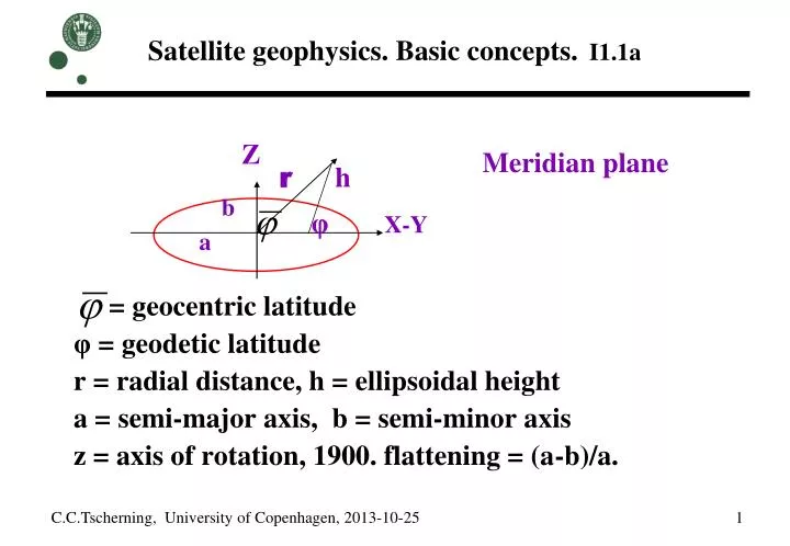 satellite geophysics basic concepts i1 1a
