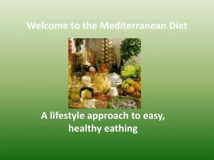 a lifestyle approach to easy healthy eathing