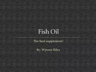 Fish Oil