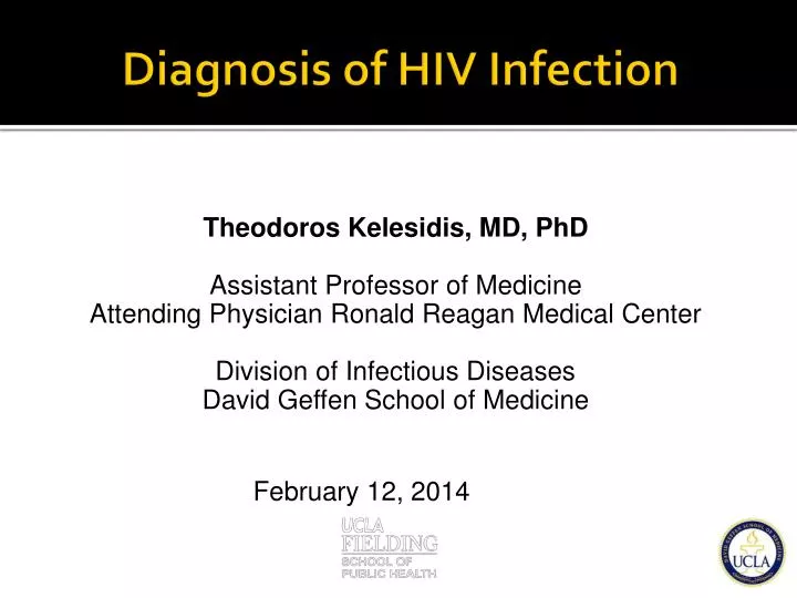 diagnosis of hiv infection