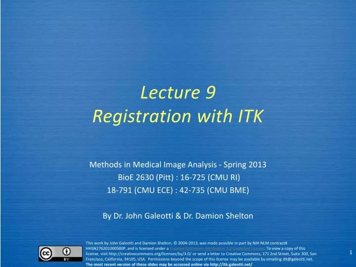 lecture 9 registration with itk